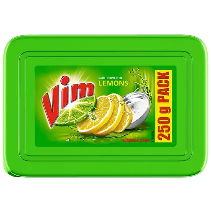 VIM DISHWASH BAR 250G TUB PACK