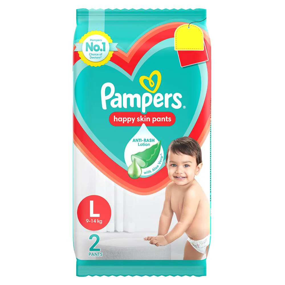 PAMPERS PANTS LARGE 8UX2S