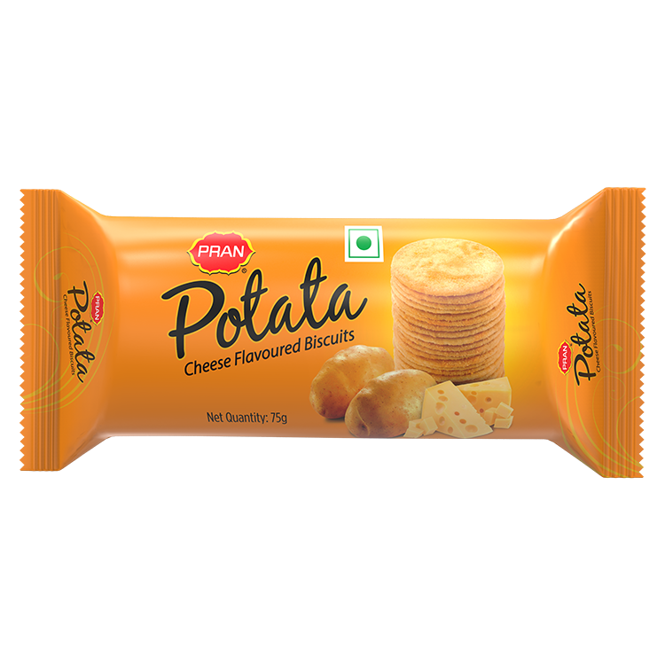 PRAN POTATA CHEESE BISCUITS 10Rs