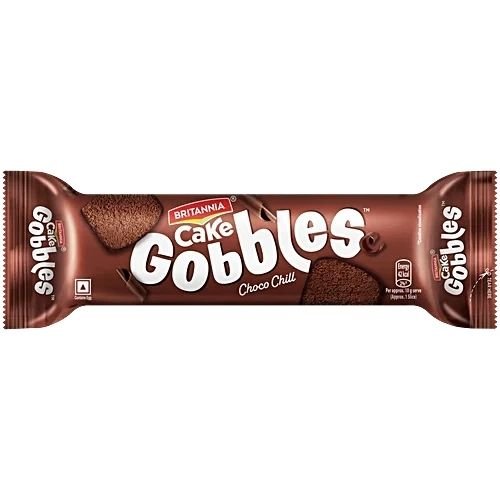 BRITANNIA GOBBLES CHOCO CHILL CAKE 15Rs