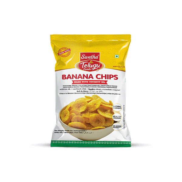 SWETHA TELUGU FOODS BANANA CHIPS SALT PEPPER
