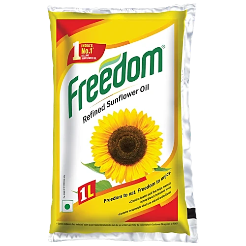 FREEDOM SUNFLOWER OIL 1L POUCH