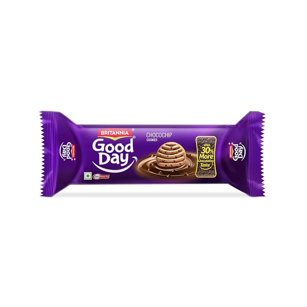 BRITANNIA GOOD DAY CHOCOLATE CHIPS 100G MRP 30