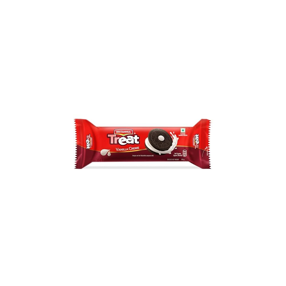 BRITANNIA TREAT VANILLA CREME 10Rs