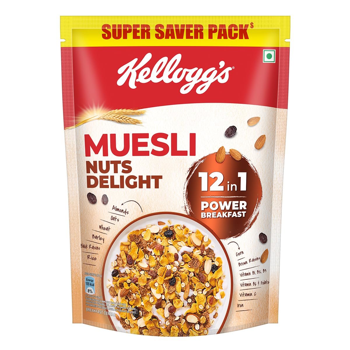 KELLOGGS MUESLI NUTS DELIGHT