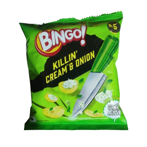 BINGO KILLIN CREAM ONION 5Rs