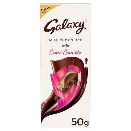 GALAXY COOKIE CRUMBLE CHOCOLATE 50GMS