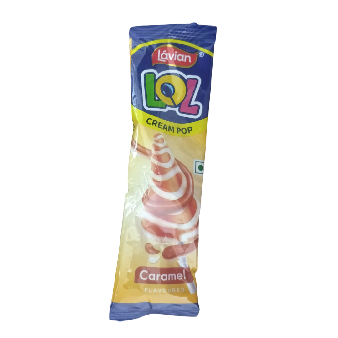 LOLLY CREAME CARAMELL  POP