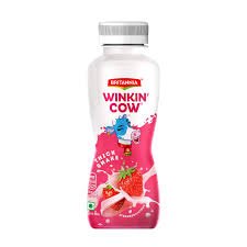 BRITANNIA WINKIN COW MILKSHAKE STARWDERRY 180ML 40